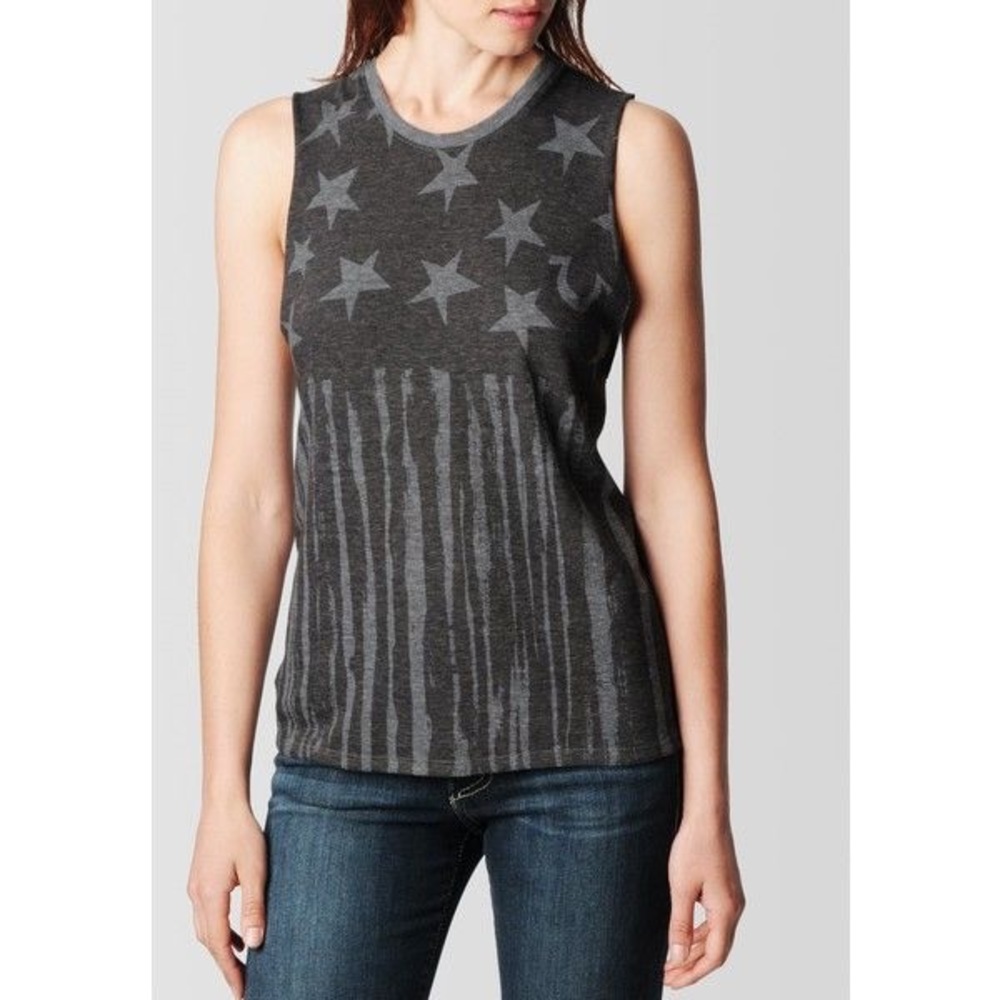 Grey TRUE RELIGION MUSCLE TANK